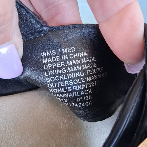 Sonoma Black Platform Espadrille Sandals Gold Buckle Slingback Size 7 - Picture 9 of 13